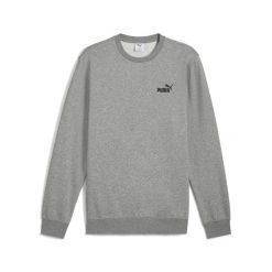 Męska bluza Essentials z małym logo No. 1 PUMA Medium Gray Heather. Szare bluzy nierozpinane męskie Puma, m, bez wzorów, prążkowane, sportowe, bez ramiączek, bez kaptura. Za 199.00 zł.