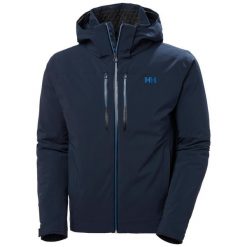 Kurtka narciarska Helly Hansen Alpha Lifalfolt. Niebieskie kurtki narciarskie i snowboardowe męskie Helly Hansen, na zimę, m, bez wzorów, bez kaptura, narciarskie. W wyprzedaży za 1,908.00 zł.