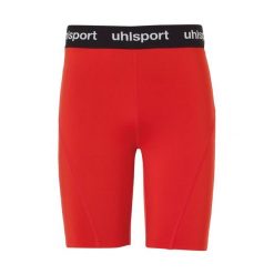 Spodenki kompresyjne Uhlsport pro Tights. Czerwone szorty sportowe męskie Uhlsport, bez wzorów, z materiału. Za 157.00 zł.