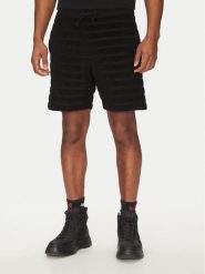 HUGO Szorty sportowe Dutowel 50535289 Czarny Relaxed Fit. Czarne szorty sportowe męskie Hugo, bez wzorów, z bawełny, sportowe. Za 299.99 zł.