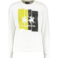 La Martina Bluza optic white. Białe bluzy nierozpinane męskie La Martina, z bawełny. W wyprzedaży za 350.35 zł.