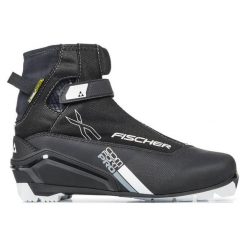 Buty biegowe Unisex Fischer XC Comfort Pro Rental 2023. Czarne buty do biegania męskie FISCHER, na zimę, bez wzorów, bez zapięcia, narciarskie. Za 599.00 zł.