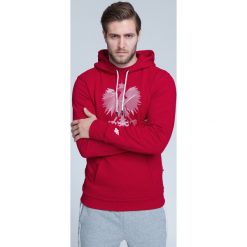 Bluza kibica męska BLM500 - CZERWONY. Bluzy nierozpinane męskie marki 4f. W wyprzedaży za 139.99 zł.