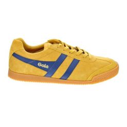 Buty do chodzenia męskie Gola Harrier. Żółte buty sportowe na co dzień męskie Gola, m, bez wzorów, z materiału, bez ramiączek, bez kaptura, trekkingowe. Za 425.50 zł.