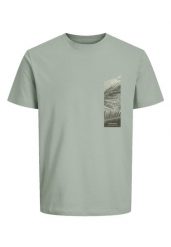 Bawełniany t-shirt T-SIDE. Zielone t-shirty męskie Volcano, m, bez wzorów, z bawełny, bez kołnierzyka, bez ramiączek. Za 59.99 zł.