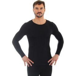 Brubeck Koszulka męska z długim rękawem COMFORT WOOL czarna r. XL (LS11600). Bielizna termoaktywna męska Brubeck. Za 144.99 zł.