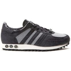 Buty sportowe w kolorze szaro-czarnym. Czarne buty treningowe męskie marki Adidas, Reebok, z materiału. W wyprzedaży za 324.95 zł.