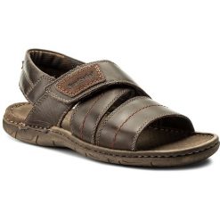 Sandały JOSEF SEIBEL - Paul 49 43249 TE787 330 Moro. Brązowe sandały męskie Josef Seibel, z materiału. W wyprzedaży za 199.00 zł.