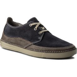 Półbuty CLARKS - Gosler Edge 261325747 Blue Suede. Niebieskie codzienne półbuty męskie Clarks, z materiału, eleganckie. W wyprzedaży za 179.00 zł.