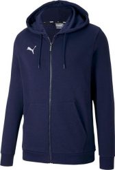 Puma Bluza męska Puma teamGOAL 23 Casuals Hooded Jacket granatowa 656708 06 S. Bluzy nierozpinane męskie Puma, m, bez wzorów, bez ramiączek, bez kaptura. Za 199.81 zł.