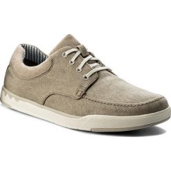 Półbuty CLARKS - Step Isle Lace 261327717 Sand Canvas. Codzienne półbuty męskie marki Clarks. Za 279.00 zł.