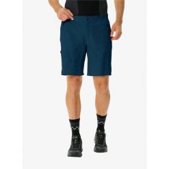 Spodenki turystyczne męskie Vaude Scopi LW Shorts II. Niebieskie szorty sportowe męskie Vaude, bez wzorów, sportowe. Za 299.19 zł.
