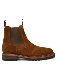 Clarks Sztyblety Clarkridge Top 26179723 Brązowy. Brązowe sztyblety męskie Clarks, ze skóry, bez obcasa, bez zapięcia. Za 579.99 zł.
