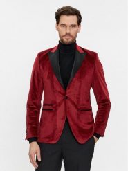 KARL LAGERFELD Marynarka 155270 541009 Czerwony Slim Fit. Czerwone marynarki męskie KARL LAGERFELD, m, bez wzorów, z syntetyku. Za 1,879.00 zł.