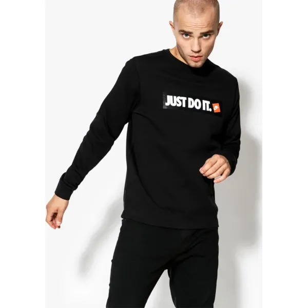 Nike Bluza M Nsw Hbr Crw Flc , czarny, rozmiar XL. Czarne bluzy nierozpinane męskie Nike, m, bez wzorów, z bawełny, klasyczne, bez ramiączek, bez kaptura. W wyprzedaży za 159.00 zł.
