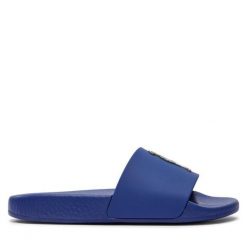 Klapki Polo Ralph Lauren. Niebieskie klapki i japonki męskie Polo Ralph Lauren, bez wzorów. Za 259.99 zł.