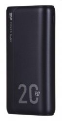 Powerbank Silicon Power QS15 20000mAh QC3.0+PD 2xUSB A, 1x mUSB + 1x USB C, czarny. Czarne powerbanki Silicon Power. Za 71.99 zł.