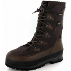 Buty zimowe męskie MEINDL Nordkap PRO GTX, z membraną Gore-Tex. Brązowe buty zimowe męskie Meindl, na zimę, bez wzorów, z gore-texu, sportowe, bez obcasa, bez zapięcia. Za 2,117.00 zł.
