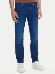 BOSS Jeansy H-Delaware 50544888 Granatowy Slim Fit. Niebieskie jeansy męskie Boss, bez wzorów, z bawełny. Za 749.99 zł.