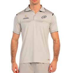 Polo Bullpadel Bramo. Czarne koszulki polo męskie bullpadel, bez wzorów, sportowe, bez kołnierzyka, bez ramiączek. W wyprzedaży za 199.65 zł.