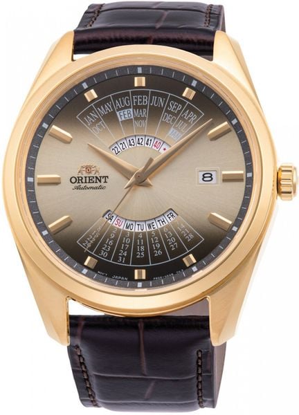 Zegarek męski Orient RA-BA0001G10BA011J0 brązowy. Brązowe zegarki męskie Orient. Za 1,242.00 zł.