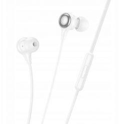 Słuchawki przewodowe douszne Jack 3,5 mm Hoco M116 białe. Białe słuchawki douszne Hoco. Za 21.12 zł.