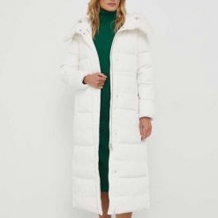Kurtka GEOX W PHEBY Biały. Białe kurtki męskie Geox, m, bez wzorów, z tkaniny, bez ramiączek, bez kaptura. Za 839.99 zł.