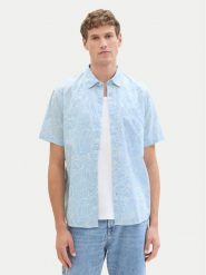 Tom Tailor Denim Koszula 1040161 Błękitny Relaxed Fit. Niebieskie koszule męskie Tom Tailor Denim, m, bez wzorów, z bawełny, bez kołnierzyka, bez ramiączek. Za 229.99 zł.