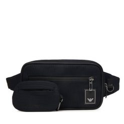 Nerka Emporio Armani. Niebieskie saszetki męskie Emporio Armani, bez wzorów, małe. Za 1,209.00 zł.