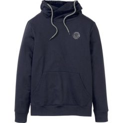 Bluza ze stójką Slim Fit bonprix ciemnoniebieski. Bluzy nierozpinane męskie marki bonprix. Za 74.99 zł.