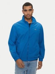 Tommy Jeans Kurtka bomber Essential DM0DM17982 Niebieski Regular Fit. Niebieskie kurtki męskie Tommy Jeans, m, bez wzorów, z jeansu, bez ramiączek, bez kaptura. Za 419.99 zł.