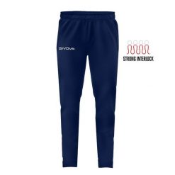 Givova Sportowe Spodnie 100 3XL - Oddychające i Zrównoważone dla Mężczyzn. Niebieskie długie spodnie sportowe męskie Givova, bez wzorów, do piłki nożnej. Za 70.55 zł.