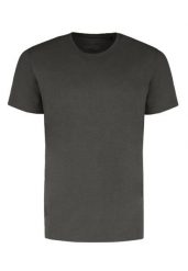 Gładka koszulka TM-MODE. Szare t-shirty męskie Volcano, l, bez wzorów, z bawełny, bez kołnierzyka, bez ramiączek. Za 69.99 zł.