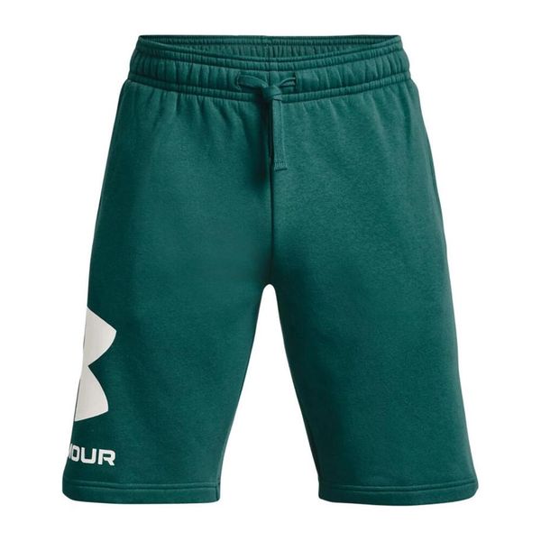 Shorty Męskie Polar Logo Rival. Zielone bluzy z polaru męskie Under Armour, m, bez wzorów, z polaru, sportowe, bez ramiączek, bez kaptura. Za 221.99 zł.