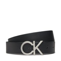 Pasek Męski Calvin Klein. Czarne paski męskie Calvin Klein, bez wzorów. Za 149.99 zł.