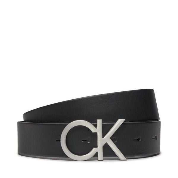 Pasek Męski Calvin Klein. Czarne paski męskie Calvin Klein, bez wzorów. Za 189.99 zł.