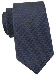 Krawat Męski - Angelo di Monti - Granatowy, Drobny Wzorek. Niebieskie krawaty i muchy męskie Angelo di Monti, bez wzorów, z tkaniny, eleganckie. Za 45.00 zł.