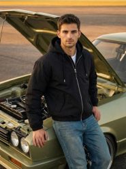 Kurtka bomberka z ociepleniem - czarny. Czarne kurtki męskie Sinsay, l, bez wzorów, bez ramiączek, bez kaptura. Za 119.99 zł.