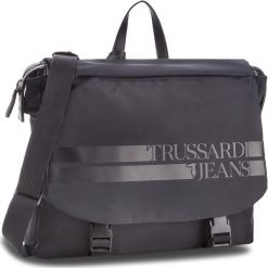 Torba na laptopa TRUSSARDI JEANS - Turati Brief 71B00091 K299. Czarne torby na laptopa męskie TRUSSARDI JEANS, z jeansu. Za 549.00 zł.