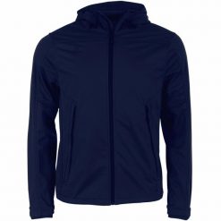 Kurtka puchowa Stanno Prime Softshell. Niebieskie kurtki męskie STANNO, m, bez wzorów, z puchu, eleganckie, bez ramiączek, bez kaptura. Za 383.50 zł.