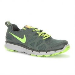 Buty do biegania męskie Nike Flex Trail. Zielone buty do biegania męskie Nike, bez wzorów, z materiału, bez zapięcia, do biegania, nike flex. Za 429.99 zł.