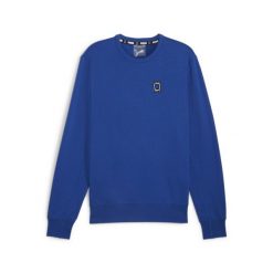 Bluza sportowa Puma Pivot Crewneck. Niebieskie bluzy nierozpinane męskie Puma, m, bez wzorów, sportowe, bez ramiączek, bez kaptura. Za 195.99 zł.