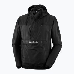 Kurtka Przejściowa Męska Columbia Challenger Windbreaker Anorak. Czarne kurtki męskie Columbia, m, bez wzorów, sportowe, bez ramiączek, bez kaptura. Za 297.90 zł.