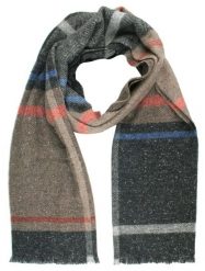 Wełniany Szalik Męski z Jedwabiem - V. Fraas - Jesienna Kolorystyka. Szaliki męskie V. Fraas, na jesień, bez wzorów, z jedwabiu, eleganckie. Za 169.00 zł.