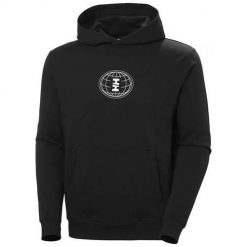 Bluza sportowa męska Helly Hansen Core Graphic Sweat. Czarne bluzy nierozpinane męskie Helly Hansen, m, bez wzorów, sportowe, bez ramiączek, z kapturem. Za 545.00 zł.