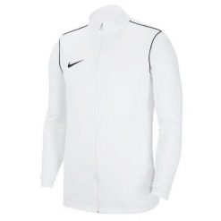 Męska Kurtka Dresowa Dry Park 20. Białe kurtki męskie Nike, m, bez wzorów, z dresówki, sportowe, bez ramiączek, bez kaptura. Za 159.99 zł.