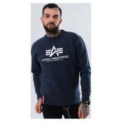 Alpha Industries Bluza Alpha Industries BASIC SWEATER 02 NAVY L. Bluzy bez kaptura męskie marki Alpha Industries. Za 356.52 zł.
