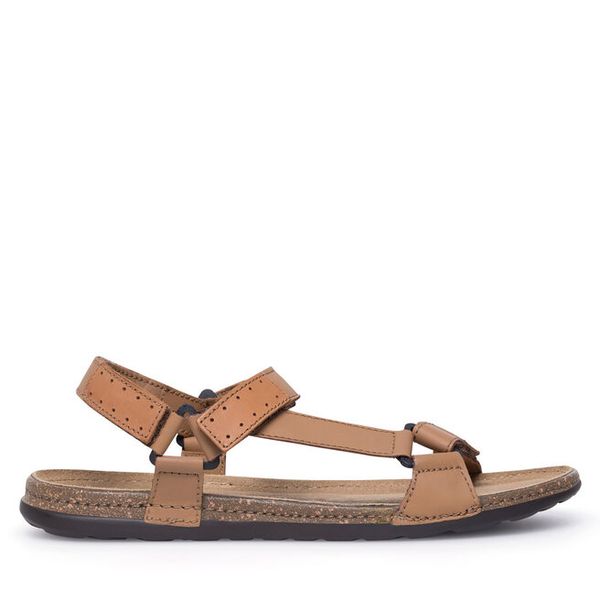Sandały Lasocki. Brązowe sandały męskie Lasocki, bez zapięcia. Za 129.99 zł.