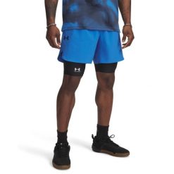 Szorty Under Armour Vanish Elite. Niebieskie szorty sportowe męskie Under Armour, bez wzorów, sportowe. Za 304.50 zł.