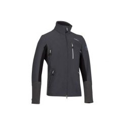 Kurtka jeździecka Softshell 700 męska. Szare kurtki męskie FOUGANZA, z softshellu. Za 249.99 zł.
